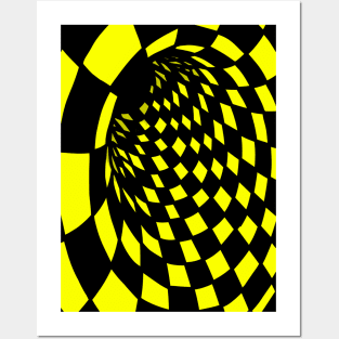 Optical Illusion Hole Posters and Art